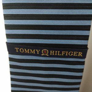 Tommy Hilfiger Men's (Blue Striped) Silk Tie
